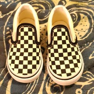 Vans checkered toddler girls/boys